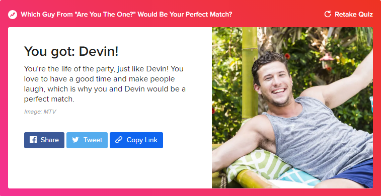 Are you the one devin